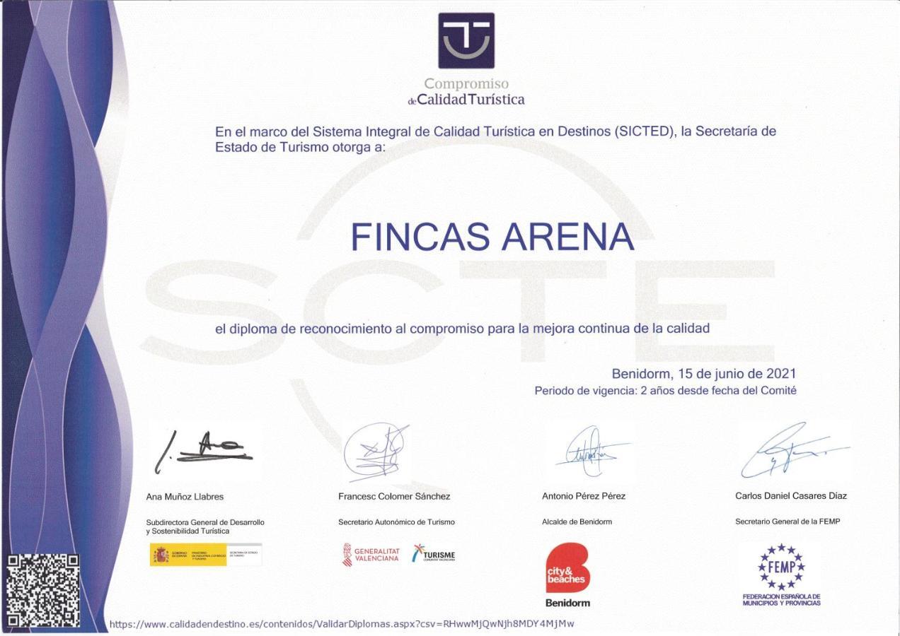 Islandia - Fincas Arena Benidorm Buitenkant foto